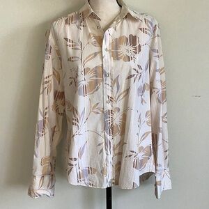 DKNY floral print shirt size M